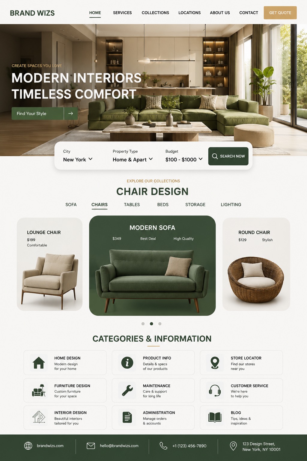 Modern Interiors Store